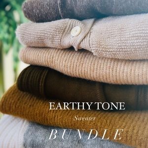 Earthy Tone Sweater bundle